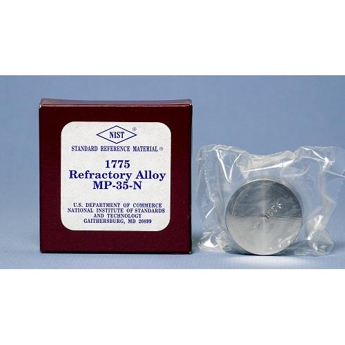 NIST, 1775, Refractory Alloy MP-35-N, disk
