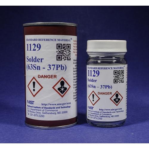 NIST, 1129, Solder (63Sn-37Pb), 200g