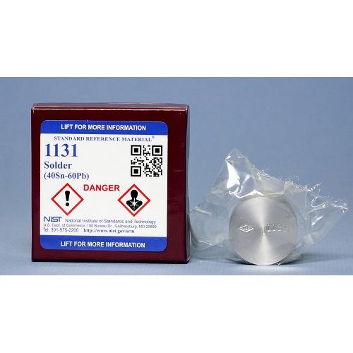 NIST, 1131, Solder (40Sn - 60Pb), disk