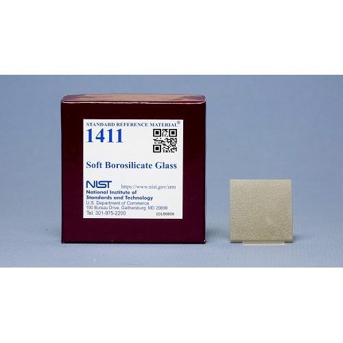 NIST, 1411, Soft Borosilicate Glass, 10platelets