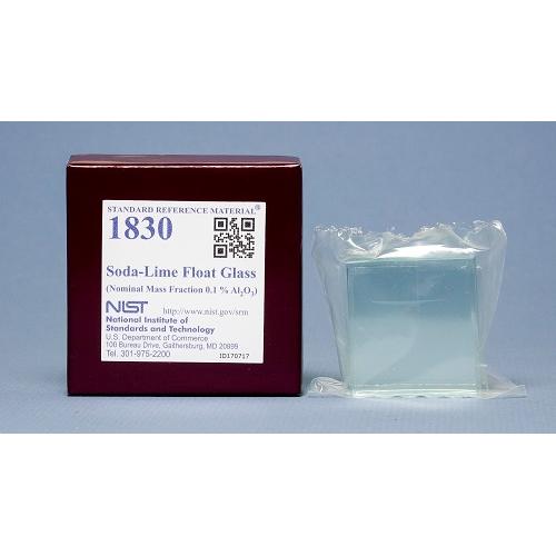 NIST, 1830, Soda-Lime Float Glass (Nominal Mass Fraction 0.1 % Al2O3), 3platelets
