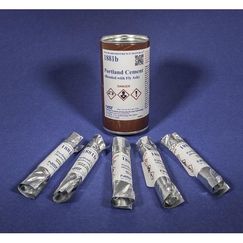 NIST, 1881b, Portland Cement (Blended with Fly Ash), 5x5g