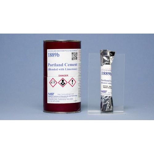 NIST, 1889b, Portland Cement (Blended with Limestone), 5x5g