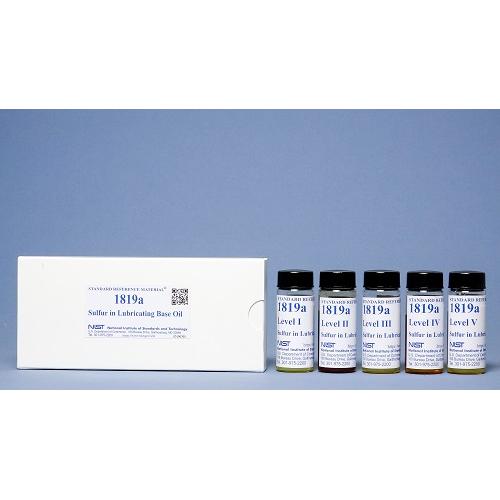 NIST, 1819a, Sulfur in Lubricating Base Oil, set(5)