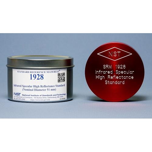 NIST, 1928, Infrared Specular High Reflectance Standard (Nominal Diameter 51 mm), disk