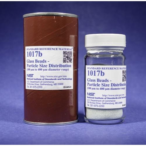 NIST, 1017b, Glass Beads - Particle Size Distribution (100 μm to 400 μm diameter range), 70g
